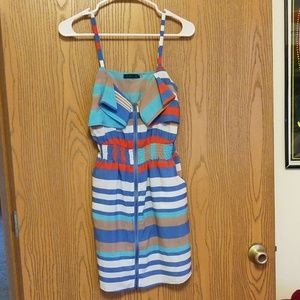 OS New CALS Zip up silky Mini Dress with Pockets!